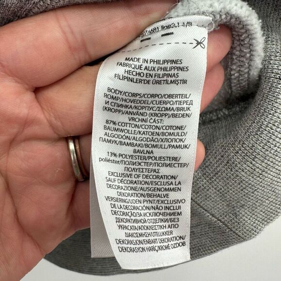 Polo Ralph Lauren Men’s Unisex Cartoon Rugby All Over Printed Fleece Heather Gra - Picture 4 of 16